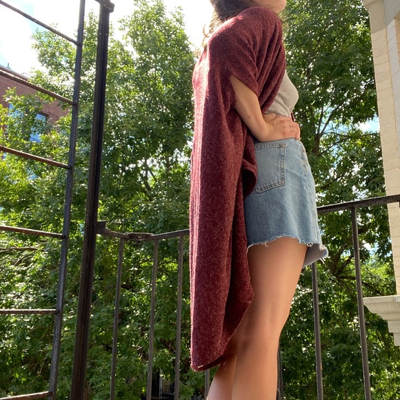 long knit shawl - perf for fall - Picture 2 of 2